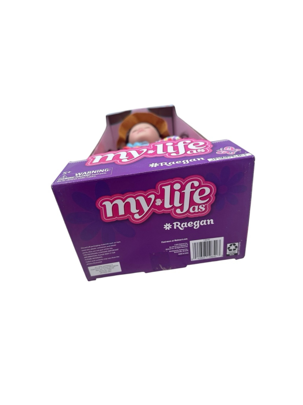 Girls My Life As Raegan Baby Doll One Size Orange Brown Dress New in Box - Picture 10 of 10